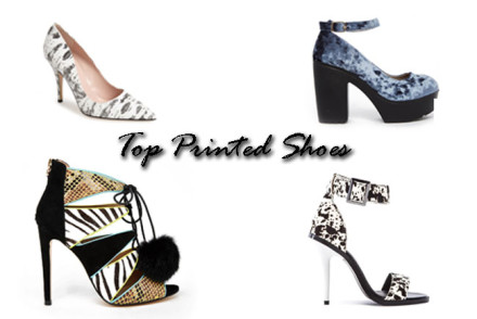 top printed shoes